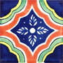 Mexican Handpainted Tile Palacio Especial 1106